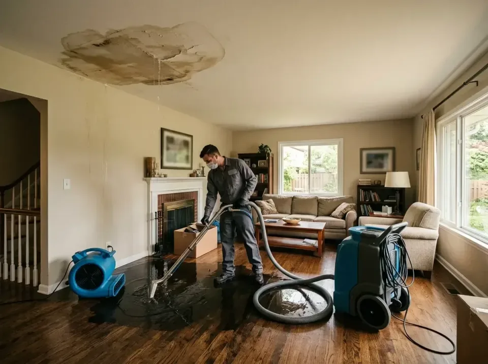attic-pipe-burst-ceiling-drip-008 — frequently asked questions, Water Damage Restoration & Carpet Care in Nashville, IL